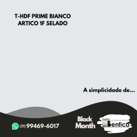 BLACK MONTH - T-HDF Prime Bianco Artico 1F selado - 6mm